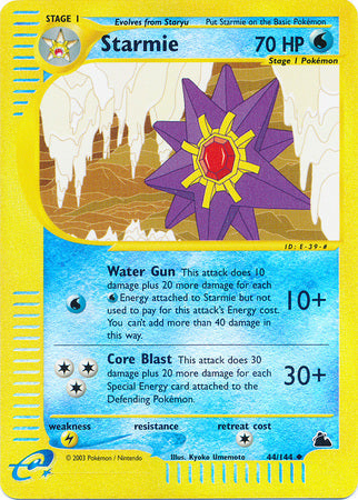 Starmie - 44/144 - Uncommon - Reverse Holo available at 401 Games Canada