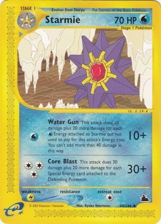 Starmie - 44/144 - Uncommon available at 401 Games Canada