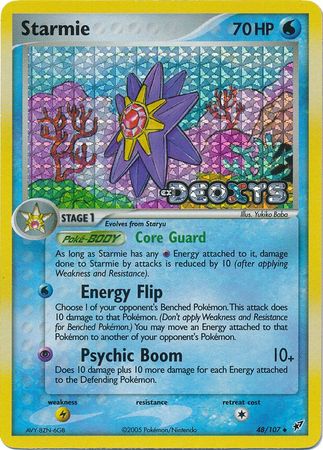 Starmie - 48/107 - Uncommon - Reverse Holo available at 401 Games Canada