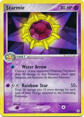 Starmie - 49/101 - Uncommon - Reverse Holo available at 401 Games Canada