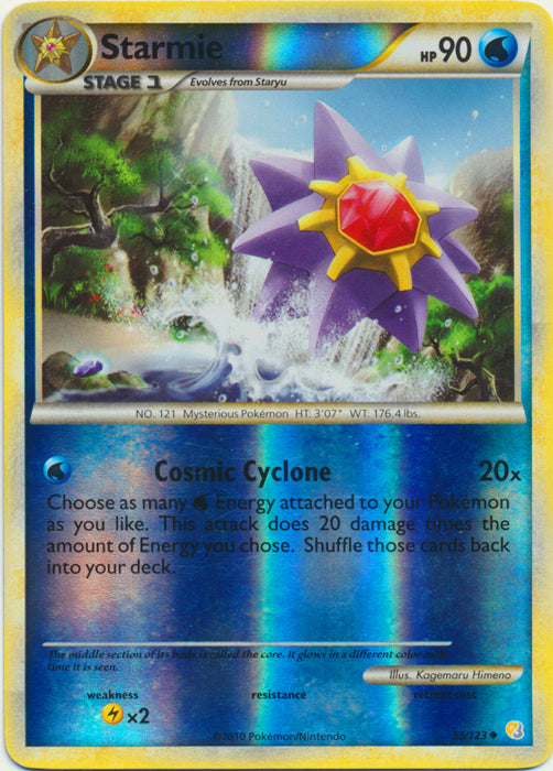 Starmie - 53/123 - Uncommon - Reverse Holo available at 401 Games Canada