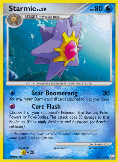 Starmie - 71/146 - Uncommon available at 401 Games Canada