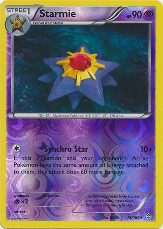 Starmie - 73/160 - Rare - Reverse Holo available at 401 Games Canada