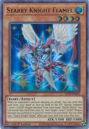 Starry Knight Flamel - GFTP-EN030 - Ultra Rare - 1st Edition available at 401 Games Canada