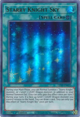Starry Knight Sky - GFTP-EN032 - Ultra Rare - 1st Edition available at 401 Games Canada