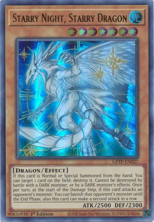 Starry Night, Starry Dragon - GFTP-EN027 - Ultra Rare - 1st Edition available at 401 Games Canada