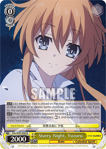 Starry Night, Yuzuru - DAL/W99-E004 - Rare available at 401 Games Canada