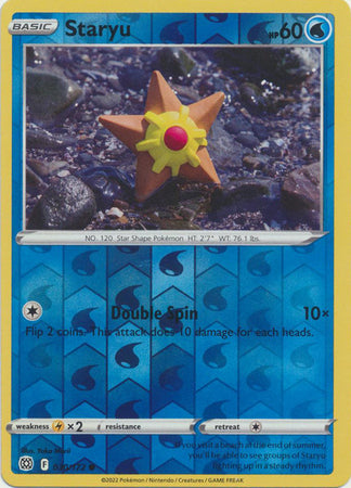 Staryu - 030/172 - Common - Reverse Holo available at 401 Games Canada