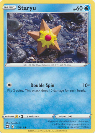 Staryu - 030/172 - Common available at 401 Games Canada