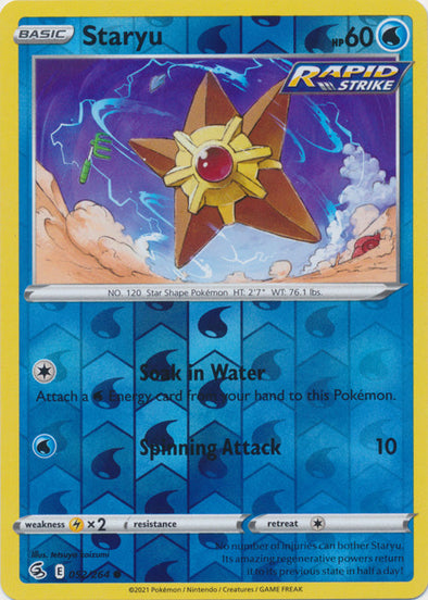 Staryu - 052/264 - Common - Reverse Holo available at 401 Games Canada