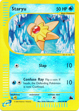 Staryu - 104/144 - Common - Reverse Holo available at 401 Games Canada