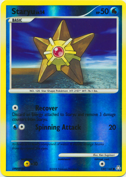 Staryu - 122/146 - Common - Reverse Holo available at 401 Games Canada