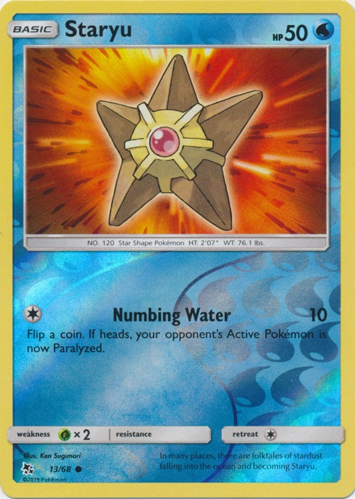 Staryu - 13/68 - Common - Reverse Holo available at 401 Games Canada