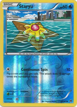 Staryu - 29/162 - Common - Reverse Holo available at 401 Games Canada