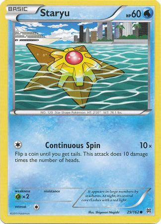 Staryu - 29/162 - Common available at 401 Games Canada