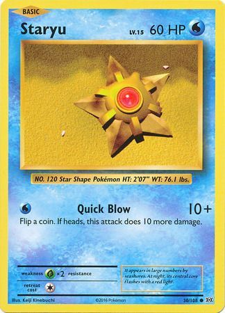 Staryu - 30/108 - Common available at 401 Games Canada