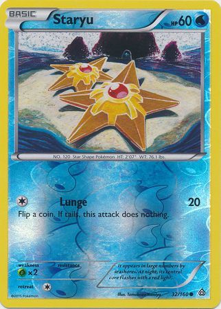 Staryu - 32/160 - Common - Reverse Holo available at 401 Games Canada