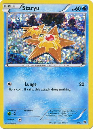 Staryu - 4/12 - McDonald's Holo - Promo available at 401 Games Canada