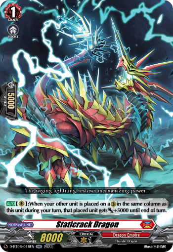 Staticrack Dragon - D-BT08/018 - Double Rare available at 401 Games Canada