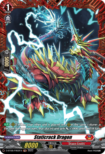 Staticrack Dragon - D-BT08/FR02 - Frame Rare available at 401 Games Canada