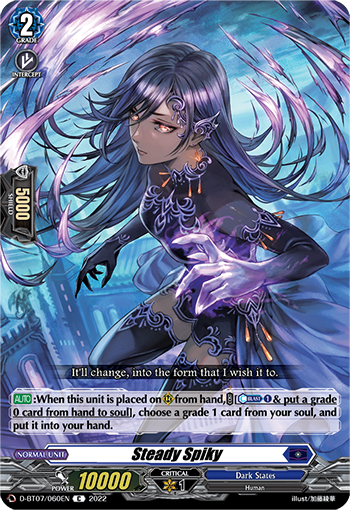 Steady Spiky - D-BT07/060 - Common available at 401 Games Canada