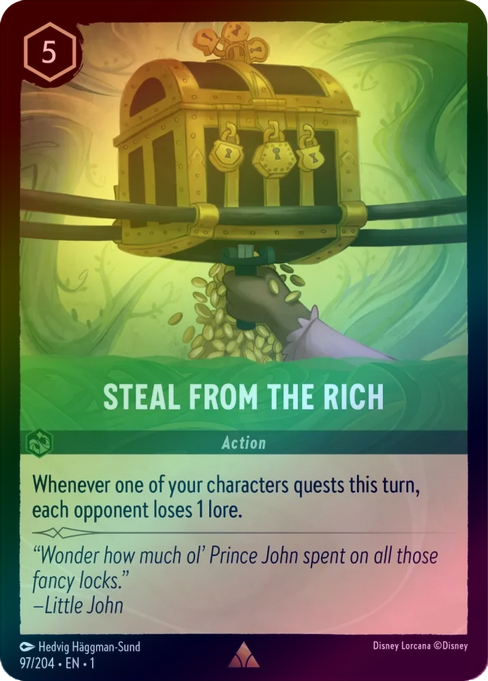 Steal From The Rich - 97/204 - Rare (Foil) available at 401 Games Canada