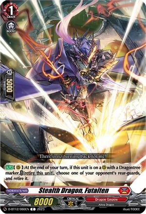 Stealth Dragon, Futaiten - D-BT12/060EN - Common available at 401 Games Canada