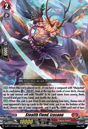 Stealth Fiend, Izasaou - D-BT11/017EN - Double Rare available at 401 Games Canada