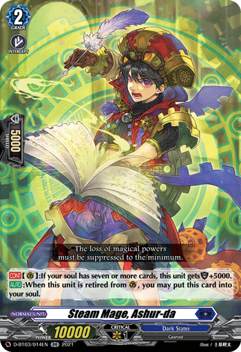 Steam Mage, Ashur-da - D-BT03/014 - Double Rare available at 401 Games Canada