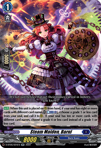 Steam Maiden, Barni - D-BT05/024 - Double Rare available at 401 Games Canada