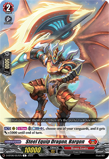 Steel Equip Dragon, Bargon - D-BT06/057 - Common available at 401 Games Canada