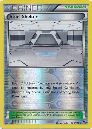 Steel Shelter - 105/119 - Uncommon - Reverse Holo available at 401 Games Canada