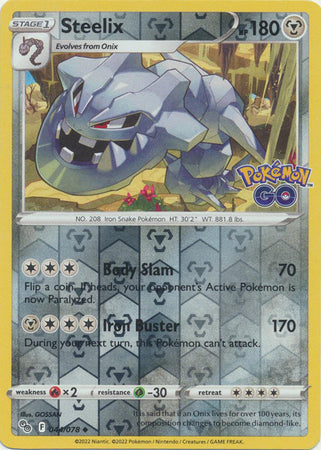 Steelix - 044/078 - Uncommon - Reverse Holo available at 401 Games Canada