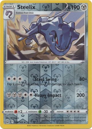 Steelix - 099/163 - Holo Rare - Reverse Holo available at 401 Games Canada