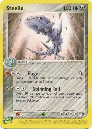 Steelix - 23/100 - Rare available at 401 Games Canada