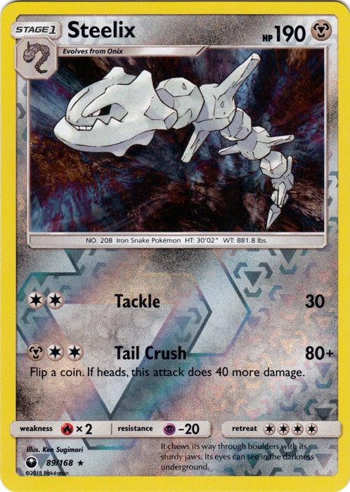 Steelix - 89/168 - Holo Rare - Reverse Holo available at 401 Games Canada