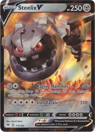 Steelix V - 115/185 - Ultra Rare available at 401 Games Canada