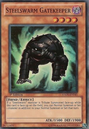 Steelswarm Gatekeeper - HA05-EN045 - Super Rare - 1st Edition available at 401 Games Canada