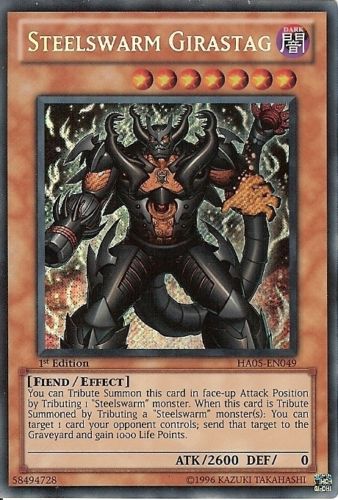 Steelswarm Girastag - HA05-EN049 - Secret Rare - 1st Edition available at 401 Games Canada