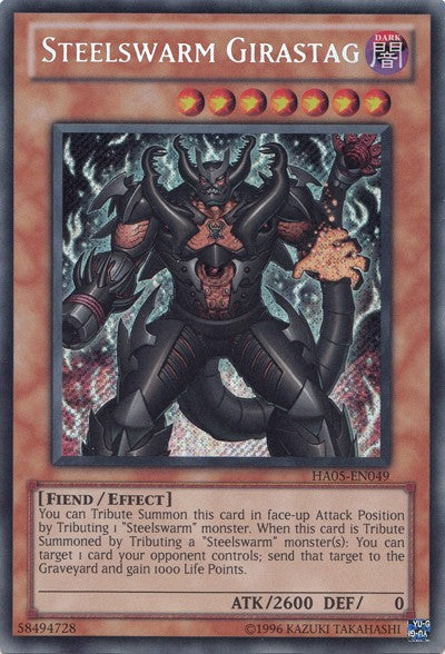 Steelswarm Girastag - HA05-EN049 - Secret Rare - Unlimited available at 401 Games Canada
