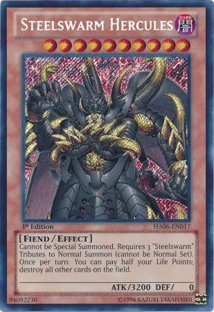 Steelswarm Hercules - HA06-EN017 - Secret Rare - 1st Edition available at 401 Games Canada