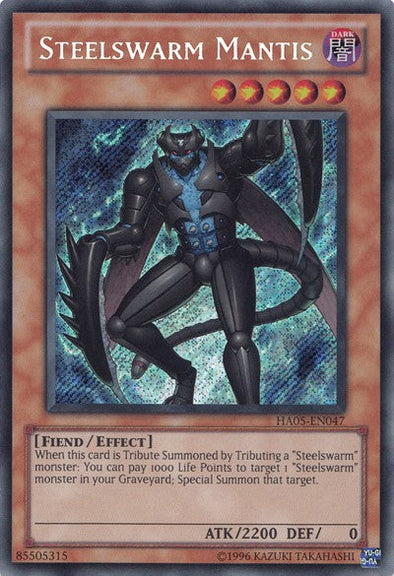 Steelswarm Mantis - HA05-EN047 - Secret Rare - Unlimited available at 401 Games Canada