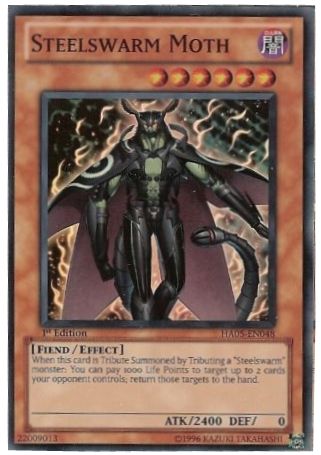 Steelswarm Moth - HA05-EN048 - Super Rare - 1st Edition available at 401 Games Canada