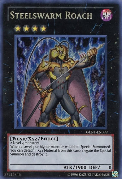 Steelswarm Roach - GENF-EN099 - Secret Rare - Unlimited available at 401 Games Canada