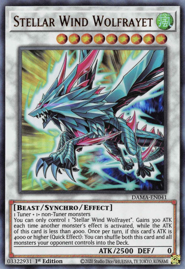 Stellar Wind Wolfrayet - DAMA-EN041 - Ultra Rare - 1st Edition available at 401 Games Canada