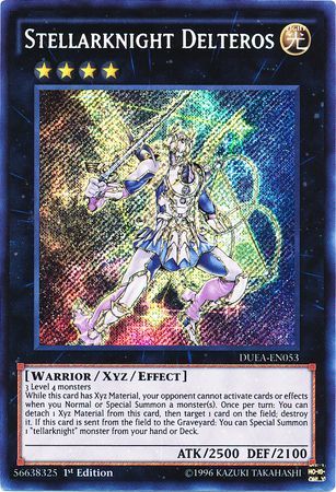 Stellarknight Delteros - DUEA-EN053 - Secret Rare - 1st Edition available at 401 Games Canada