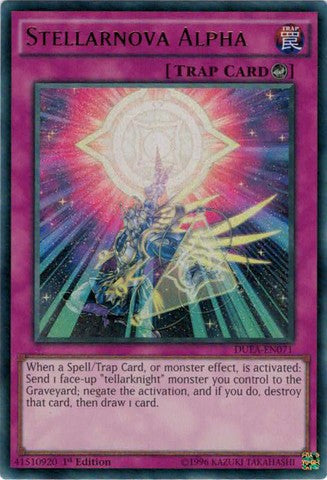 Stellarnova Alpha - DUEA-EN071 - Ultra Rare - 1st Edition available at 401 Games Canada