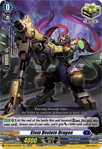 Stem Deviate Dragon - D-BT07/Re07 - Special Reprint available at 401 Games Canada