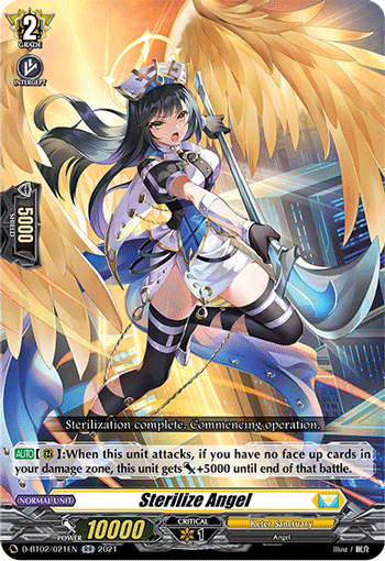 Sterilize Angel - D-BT02/021 - Double Rare available at 401 Games Canada