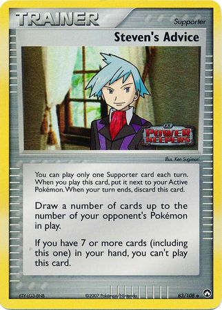 Steven's Advice - 83/108 - Uncommon - Reverse Holo available at 401 Games Canada